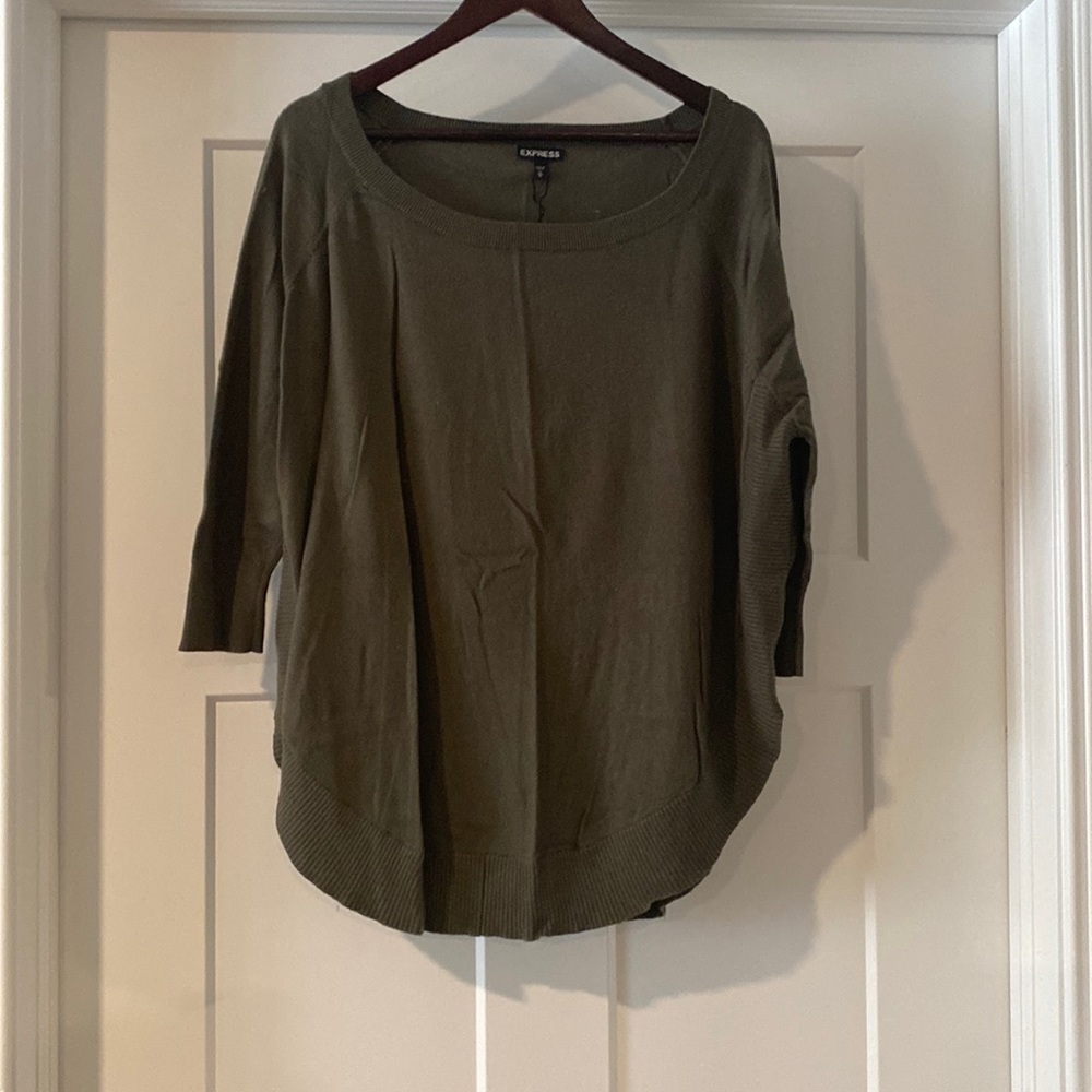 Express Scallop Hem Sweater